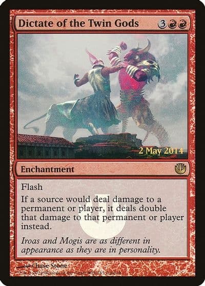 Dictate of the Twin Gods Launch Party & Release Event Promos Magic card