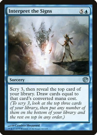 Interpret the Signs Journey Into Nyx Magic card