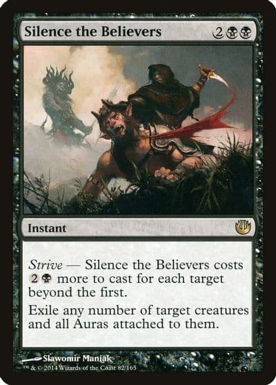 Silence the Believers Journey Into Nyx Magic card
