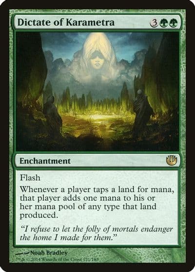 Dictate of Karametra Journey Into Nyx Magic card