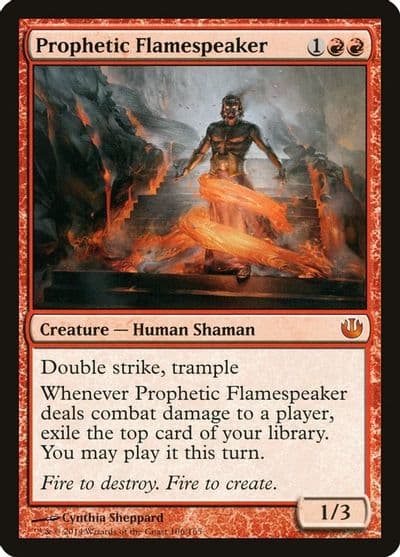 Prophetic Flamespeaker Journey Into Nyx Magic card