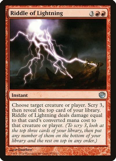 Riddle of Lightning Journey Into Nyx Magic card