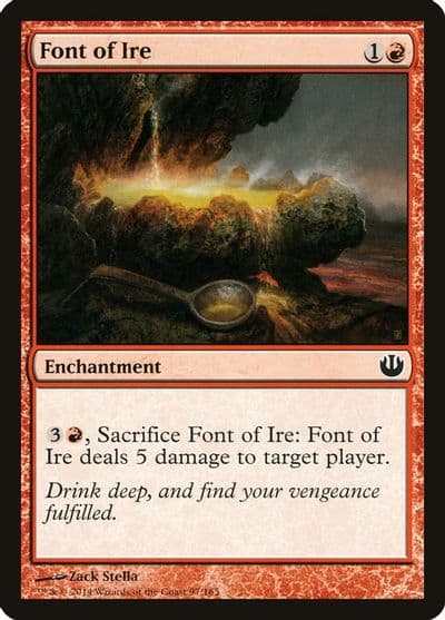 Font of Ire Journey Into Nyx Magic card