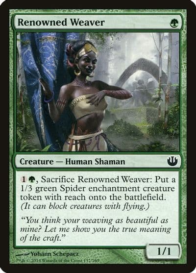 Renowned Weaver Journey Into Nyx Magic card