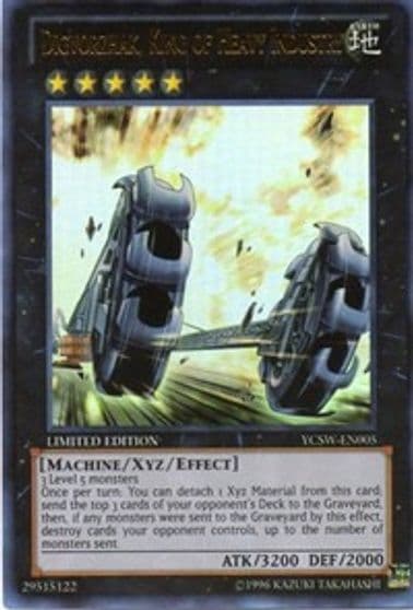 Digvorzhak King of Heavy Industry Ultra Rare Yu-Gi-Oh! Championship Series Prize Cards Yu-Gi-Oh! card