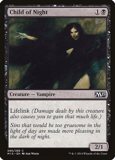 Child of Night Magic 2015 (M15) Magic card