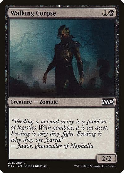 Walking Corpse Magic 2015 (M15) Magic card