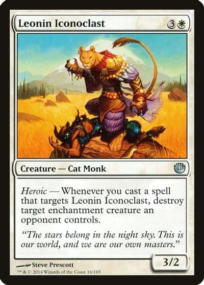 Leonin Iconoclast Journey Into Nyx Magic card