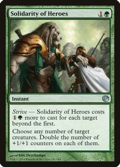 Solidarity of Heroes Journey Into Nyx Magic card
