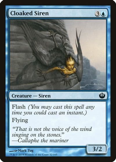 Cloaked Siren Journey Into Nyx Magic card