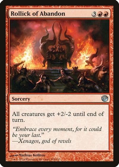 Rollick of Abandon Journey Into Nyx Magic card