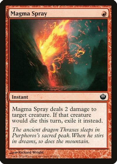 Magma Spray Journey Into Nyx Magic card