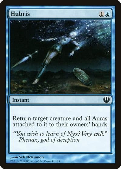 Hubris Journey Into Nyx Magic card