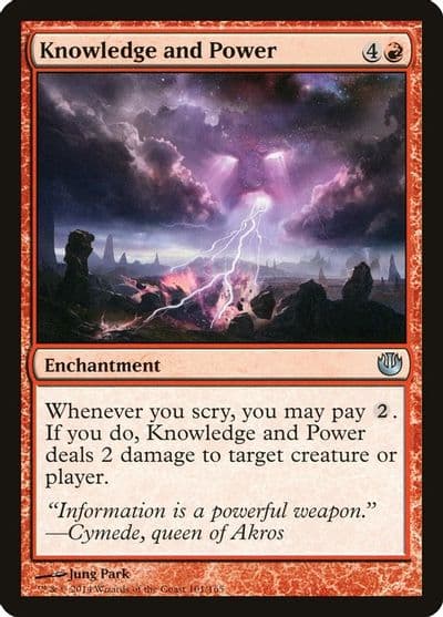 Knowledge and Power Journey Into Nyx Magic card