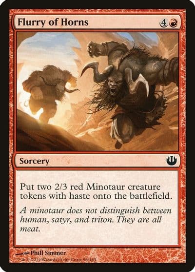 Flurry of Horns Journey Into Nyx Magic card