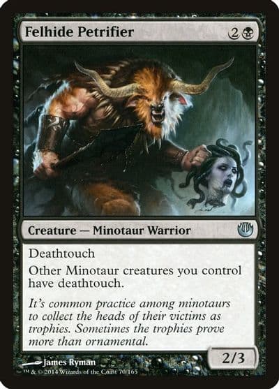 Felhide Petrifier Journey Into Nyx Magic card