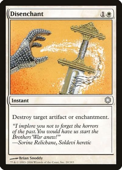 Disenchant Coldsnap Theme Deck Reprints Magic card