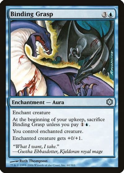 Binding Grasp Coldsnap Theme Deck Reprints Magic card