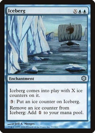 Iceberg Coldsnap Theme Deck Reprints Magic card