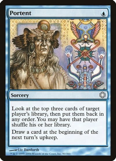 Portent Coldsnap Theme Deck Reprints Magic card
