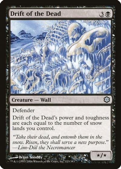 Drift of the Dead Coldsnap Theme Deck Reprints Magic card