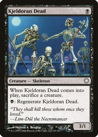 Kjeldoran Dead Coldsnap Theme Deck Reprints Magic card