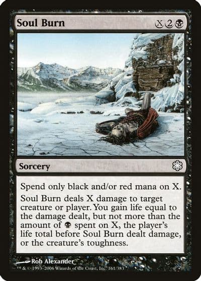 Soul Burn Coldsnap Theme Deck Reprints Magic card