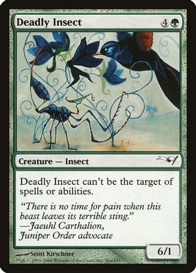 Deadly Insect Coldsnap Theme Deck Reprints Magic card