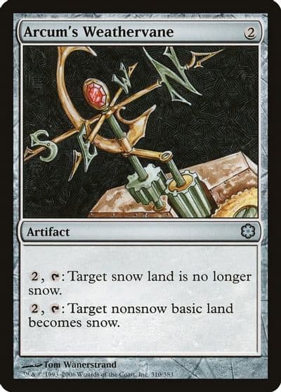 Arcums Weathervane Coldsnap Theme Deck Reprints Magic card