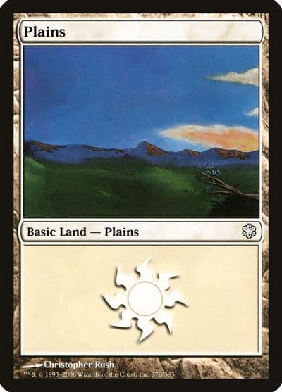 Plains 370 Coldsnap Theme Deck Reprints Magic card