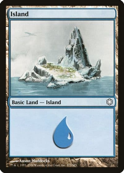 Island 373 Coldsnap Theme Deck Reprints Magic card