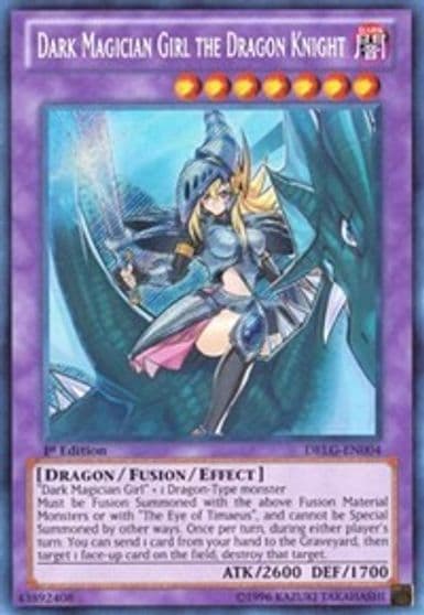 Dark Magician Girl the Dragon Knight Dragons of Legend Yu-Gi-Oh! card