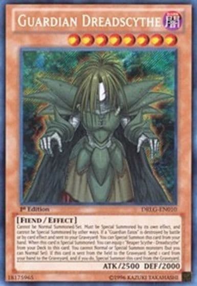 Guardian Dreadscythe Dragons of Legend Yu-Gi-Oh! card