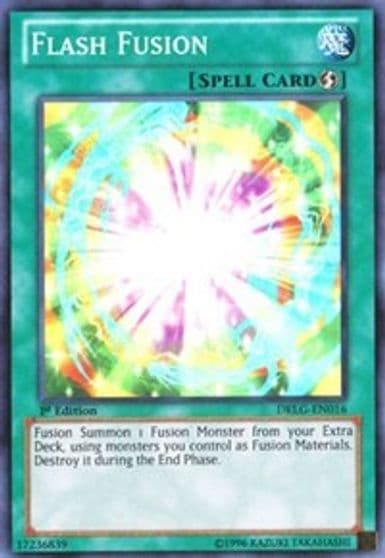 Flash Fusion Dragons of Legend Yu-Gi-Oh! card