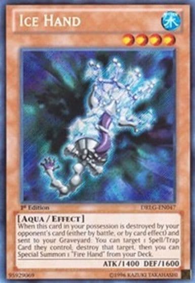 Ice Hand Dragons of Legend Yu-Gi-Oh! card