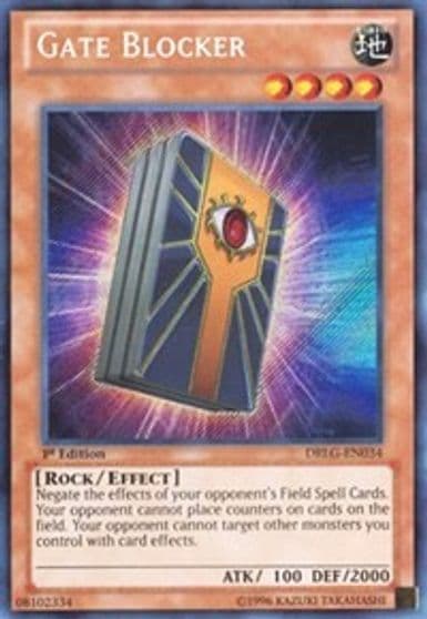 Gate Blocker Dragons of Legend Yu-Gi-Oh! card