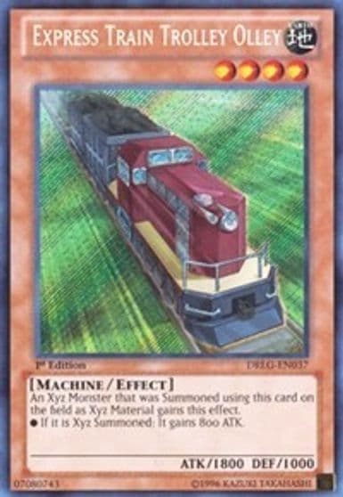 Express Train Trolley Olley Dragons of Legend Yu-Gi-Oh! card