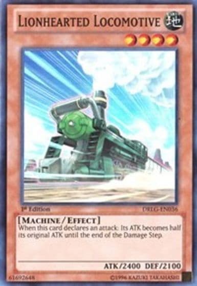 Lionhearted Locomotive Dragons of Legend Yu-Gi-Oh! card