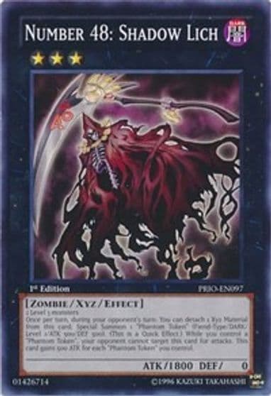 Number 48 Shadow Lich Primal Origin Yu-Gi-Oh! card