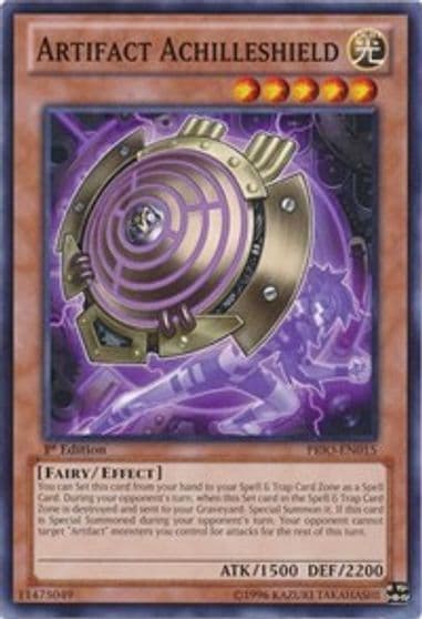 Artifact Achilleshield Primal Origin Yu-Gi-Oh! card