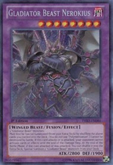 Gladiator Beast Nerokius Primal Origin Yu-Gi-Oh! card