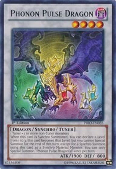 Phonon Pulse Dragon Primal Origin Yu-Gi-Oh! card