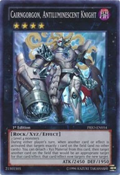 Cairngorgon Antiluminescent Knight Primal Origin Yu-Gi-Oh! card