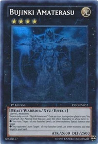 Bujinki Amaterasu Ghost Rare Primal Origin Yu-Gi-Oh! card