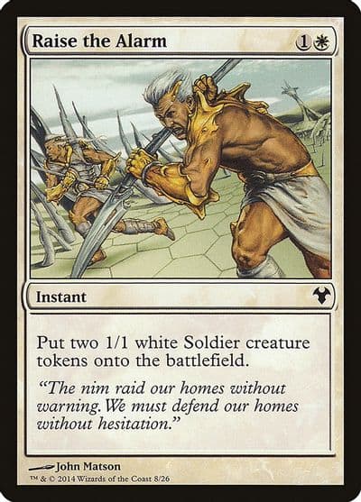 Raise the Alarm Magic Modern Event Deck Magic card