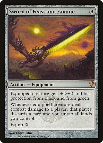 Sword of Feast and Famine Magic Modern Event Deck Magic card