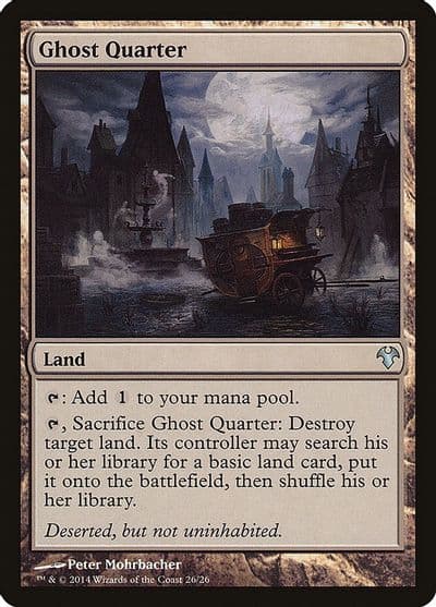 Ghost Quarter Magic Modern Event Deck Magic card