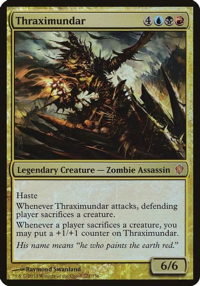 Thraximundar Commander 2013 Oversize Cards Magic card