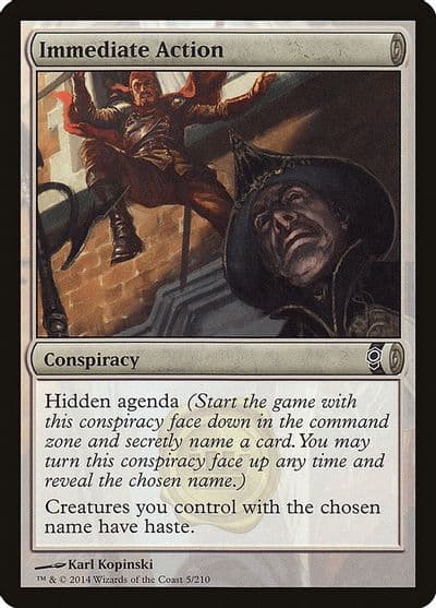 Immediate Action Conspiracy Magic card