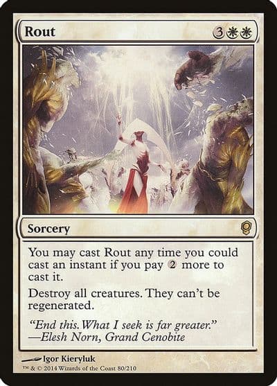 Rout Conspiracy Magic card